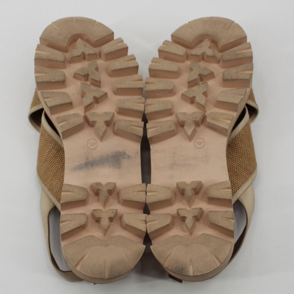 L'idea By Lori Raffia Crisscross Platform Sandals… - image 8